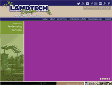 Tablet Screenshot of landtechdesign.ca