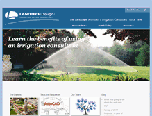 Tablet Screenshot of landtechdesign.com